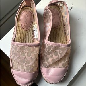 Balletcore Y2K coach espadrille flats